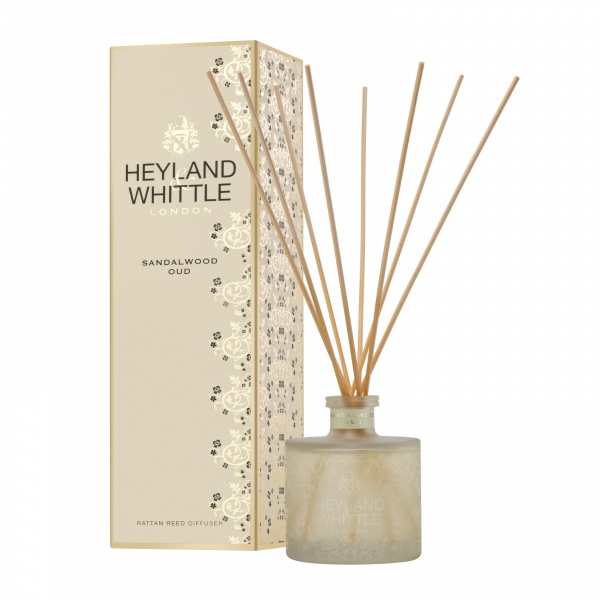 Heyland & Whittle Gold Classic Sandalwood Oud Reed Diffuser 200ml